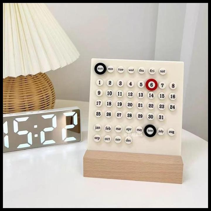 

Terlaris Kalender Meja Abadi Permanent Calendar Diy Kalender Good Quality