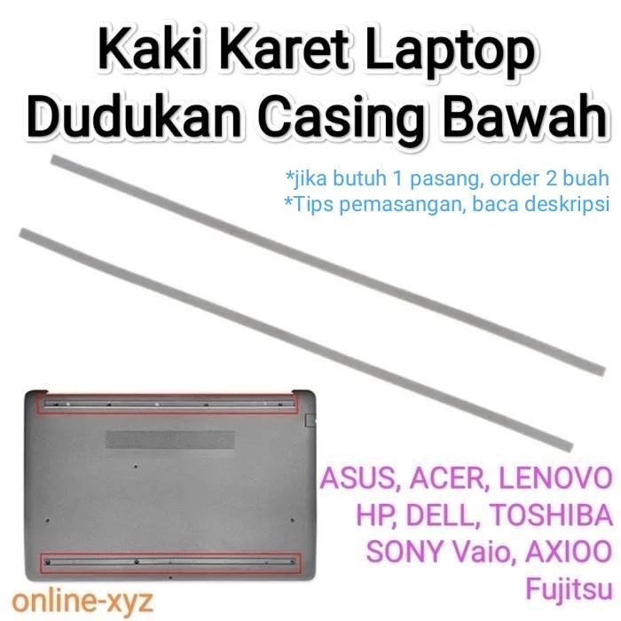 Bantalan Karet Kaki Casing Bawah Laptop Asus Acer Hp Dell Lenovo Axioo