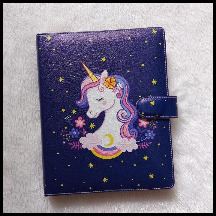 

Terlaris Binder Printing Motip Unicorn Cute A5/Ring 20, B5/Ring 26 Good Quality