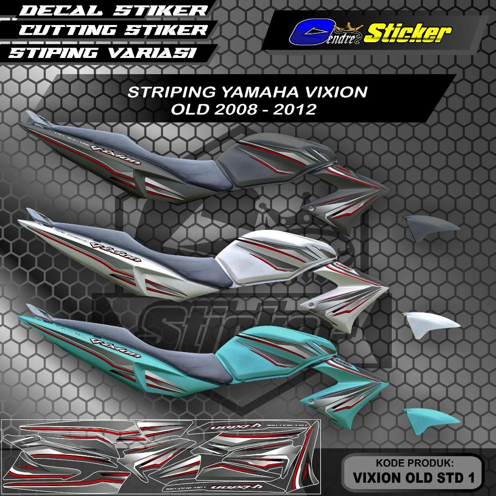 STRIPING VIXION OLD TRANSPARAN MOTIF ORI READY STOCK