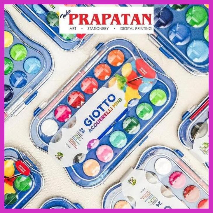 

( SEKOLAH / LUKIS ) PROMO GIOTTO AZQUERELLI MINI 12/24/36 WARNA / CAT AIR GIOTTO / WATERCOLOR CAKE (SENI / MENGGAMBAR / ART / KERAJINAN ) SIAP KIRIM