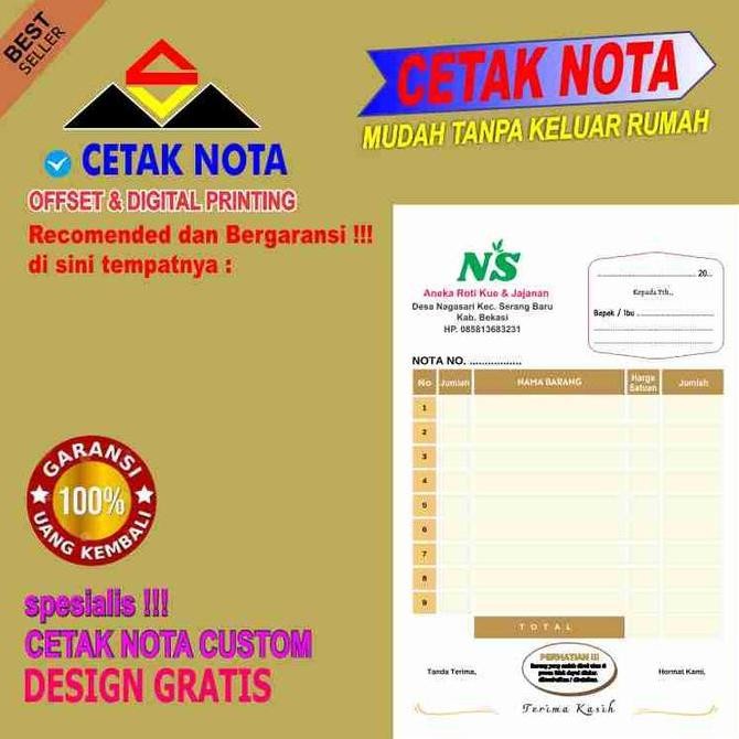 

Custom Nota/ Bon/Surat Jalan