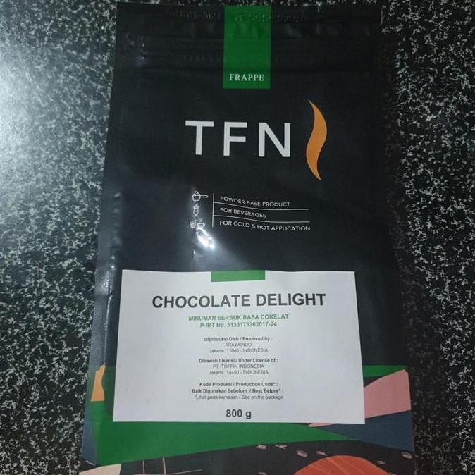 

Toffin Frappe Chocolate Delight 800Gr Premium