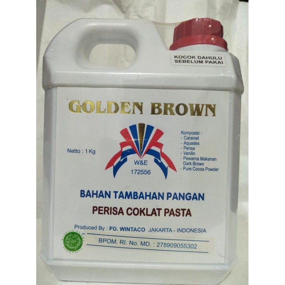 

1Kg Perisa Coklat Pasta Golden Brown