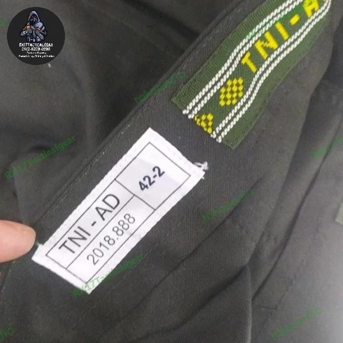 BAJU PDH TNI AD SRITEX 888 - SERAGAM SETELAN PDH PEMBAGIAN TNI AD