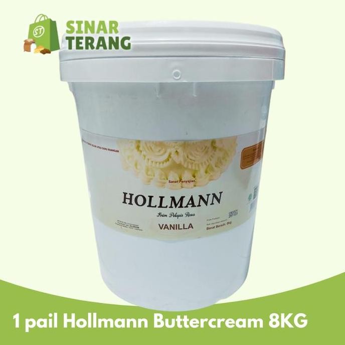 

1 Ember Hollmann Buttercream 8Kg Pail / Hollman Original Vanilla