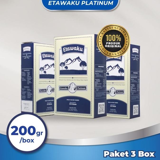 

Susu Etawaku Platinum Original Paket 3 Box