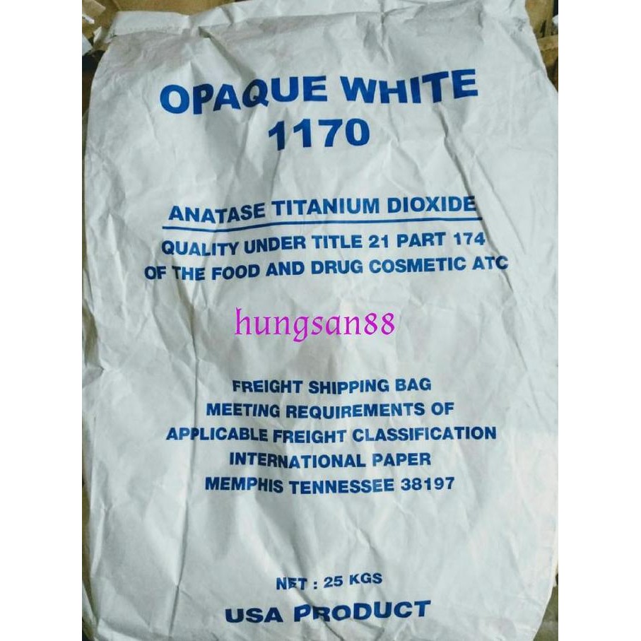 

Opaque White 25Kg Pemutih Makanan Food Grade Khusus Instant & Sameday Saja