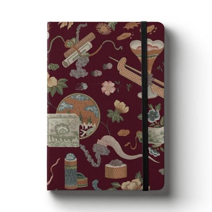

A5 Adrian Gan Maroon (Lined Notebook) By Papermark