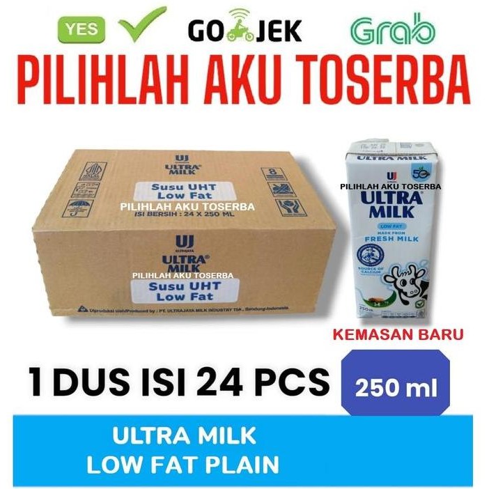 

Susu Ultra Low Fat Full Cream 250 Ml - ( Harga 1 Dus Isi 24 )