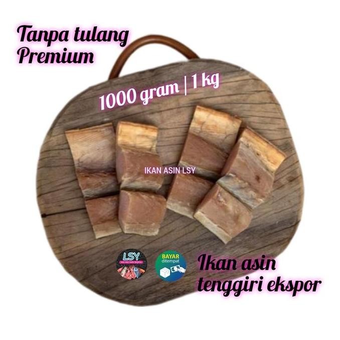 

Ikan Asin Tenggiri Potong (Tanpa Tulang) 1000Gram