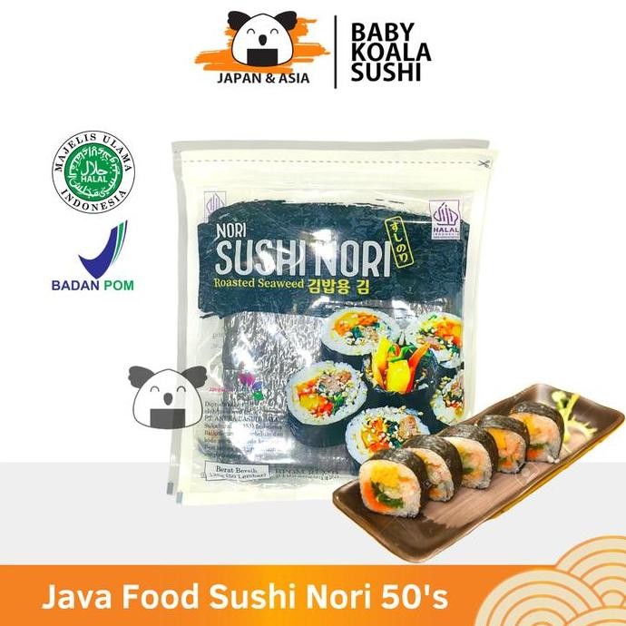 

Java Super Food Nori Sushi Gold 50 Lembar Halal | Seaweed Rumput Laut