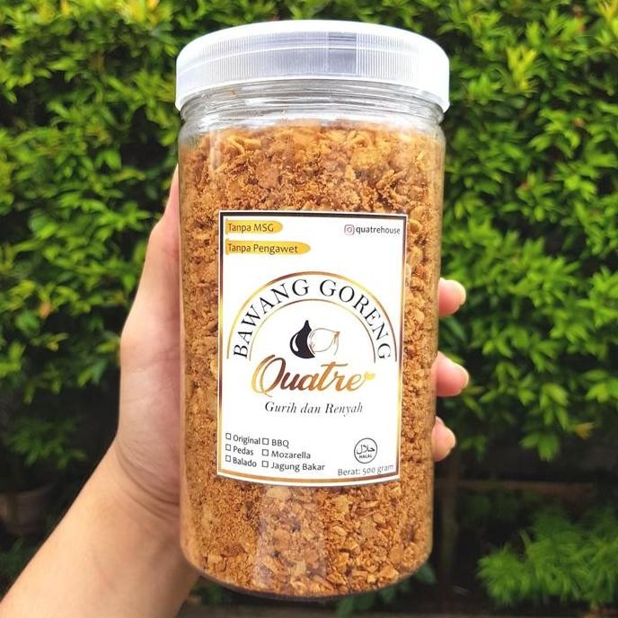 

Bawang Putih Goreng 500 Gram (Cincang)