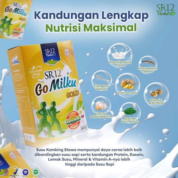 

Gomilku 600Gr Sr12 Susu Kambing Etawa Sr12