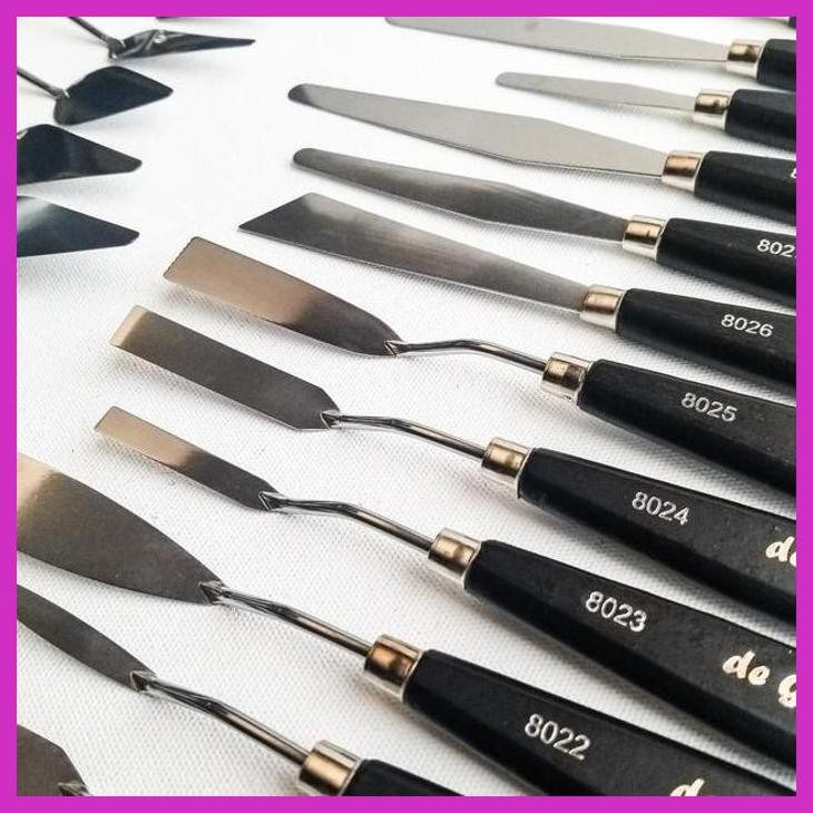

( SEKOLAH / LUKIS ) READY PISAU PALET DE GOYA / PAINTING KNIFE (SENI / MENGGAMBAR / ART / KERAJINAN ) PRIVASI AMAN