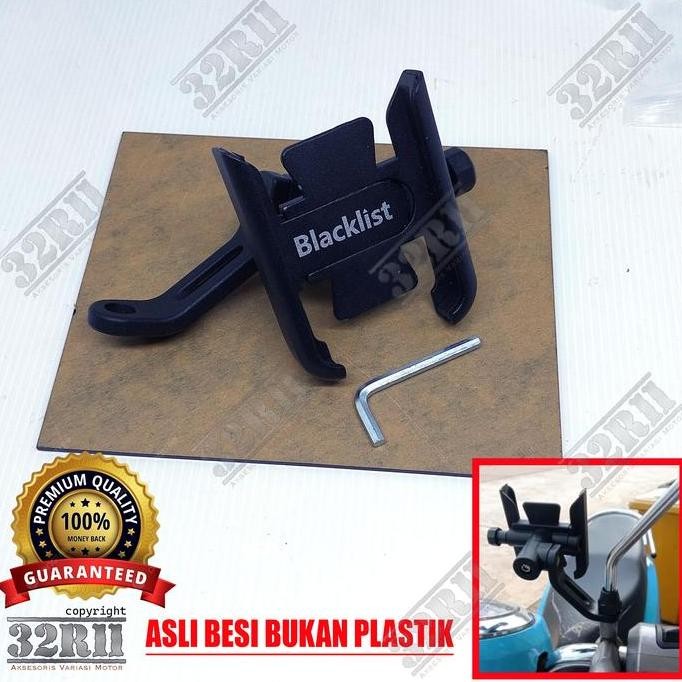 Holder Hp Spion Motor Asli Besi Bukan Plastik Kualitas Dijamin Co