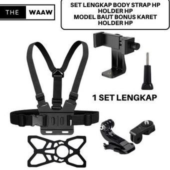 1 Set Holder Dada Tali Dada Handphone Body Strap Hp Holder Clamp 360 Mounting Strap Hp Dada Untuk Mo