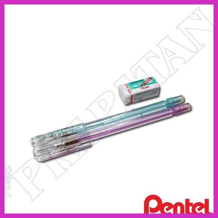 

( SEKOLAH / LUKIS ) DISCOUNT PENSIL MEKANIK PENTEL CAPLET 0.5 ISI 2 + FREE ERASER (SENI / MENGGAMBAR / ART / KERAJINAN ) PACKING AMAN