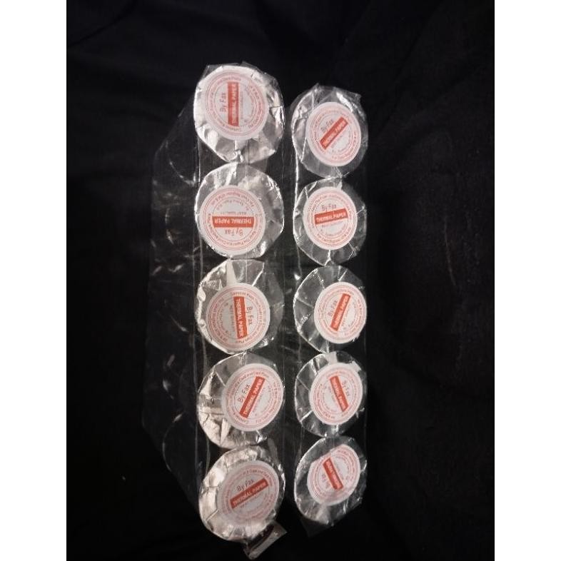 

JH8 Kertas kasir thermal murah 80x40 / Struk edc printer 80mm paket 10 roll