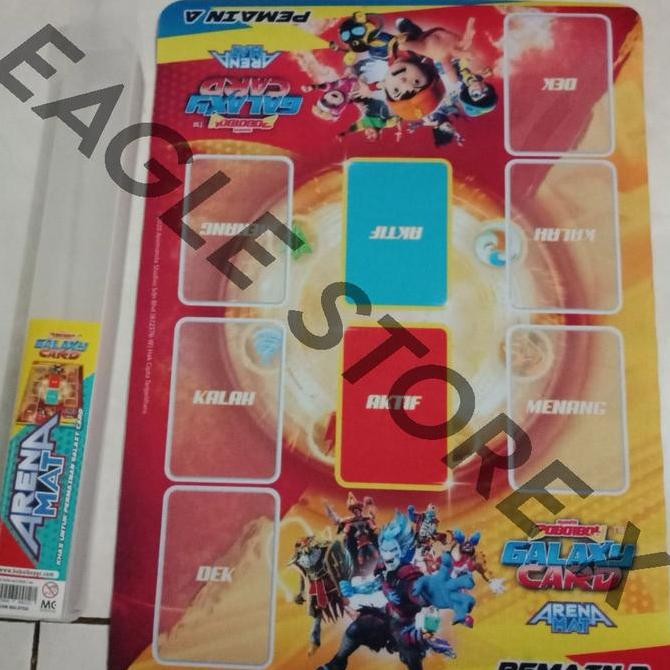 Boboiboy Galaxy Card Arena Mat Rare Original