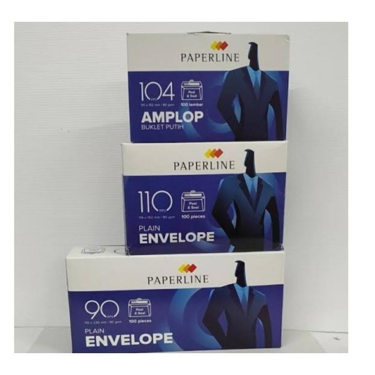 

JH8 (5 Pak) Amplop Paperline 90 Polos