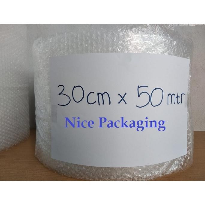 

JH8 [DKM] Bubble potongan bening uk 30cm x 50Mtr