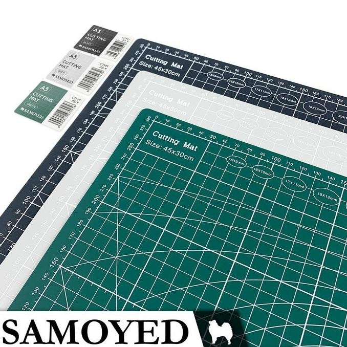 

ready !!! Alas Potong / Double-Sided Cutting Mat / Pad / Board A3 Samoyed CTMT-Y-A3