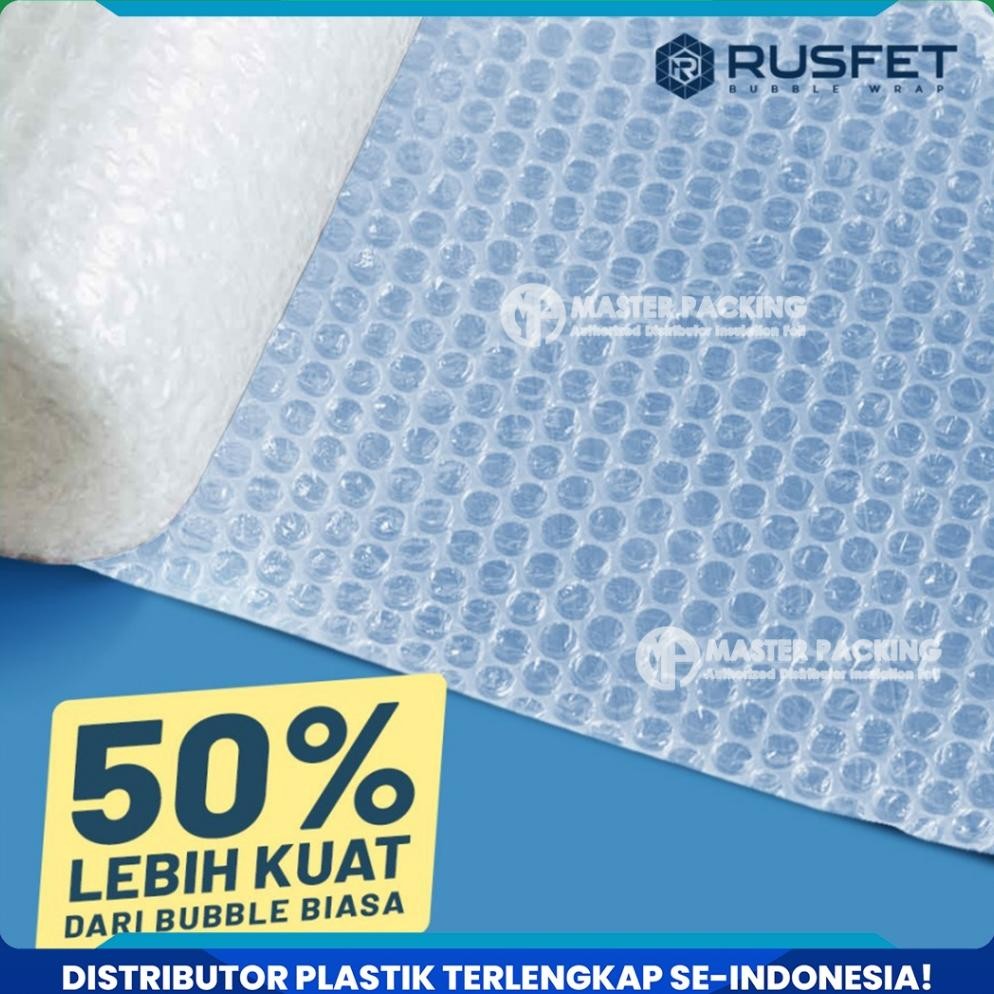 

JH8 Plastik Gelembung Bubble Wrap DKM Plus Roll Premium Bening 50 meter / Plastik Bubble Packing Tebal