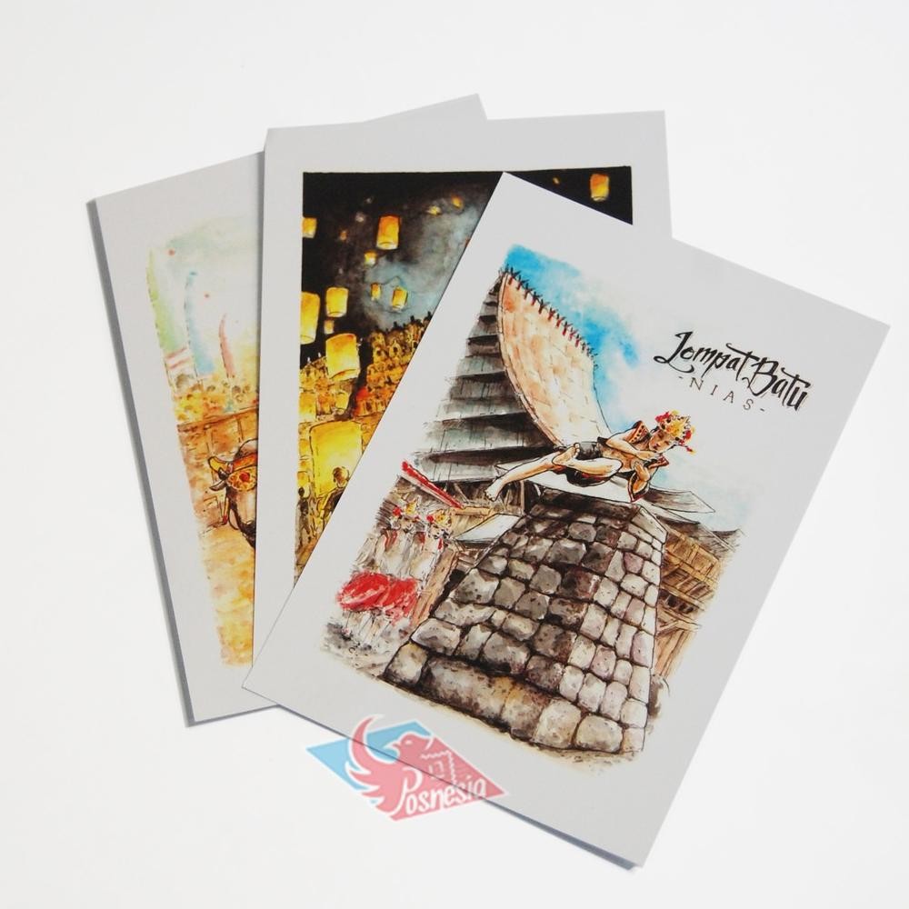 

JH8 Kartu pos / Postcard Indonesian Festival series