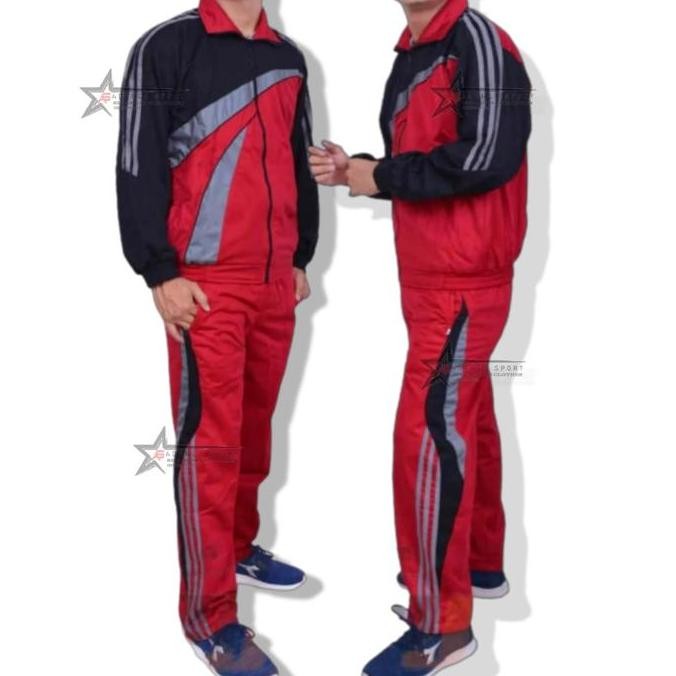 SETELAN JAKET TRAINING OLAHRAGA / SERAGAM OLAHRAGA MODEL JAKET PRIA WANITA CELANA PANJANG SPORT