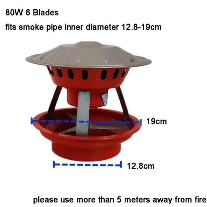 MAXSHOP Cerobong Asap Rumah Tangga Cerobong Asap Perangkat Merokok