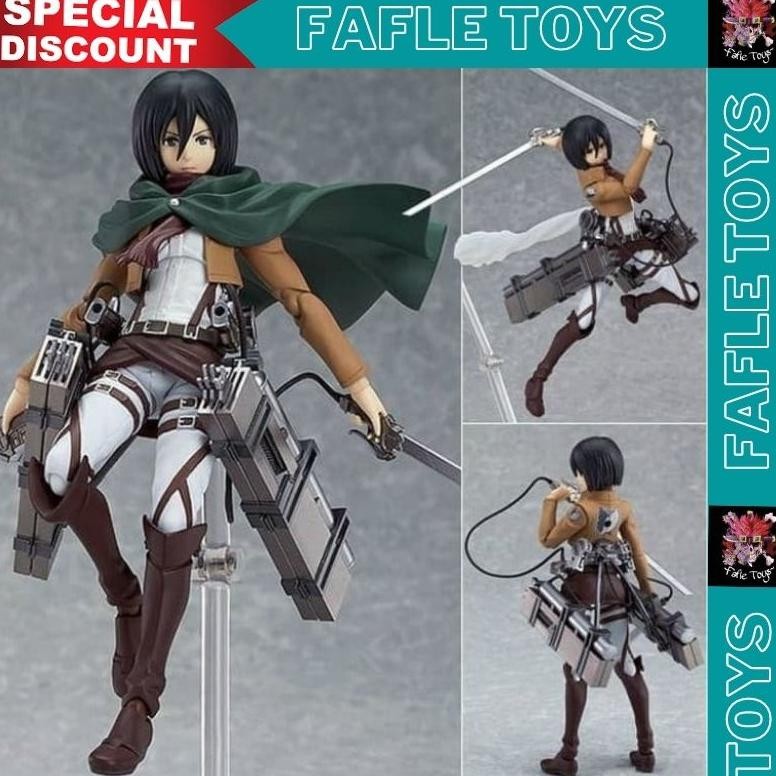 Figma Mikasa / Action Figure Mikasa / Mikasa Figure / Attack On Titan Figure / Action Figure Attack 