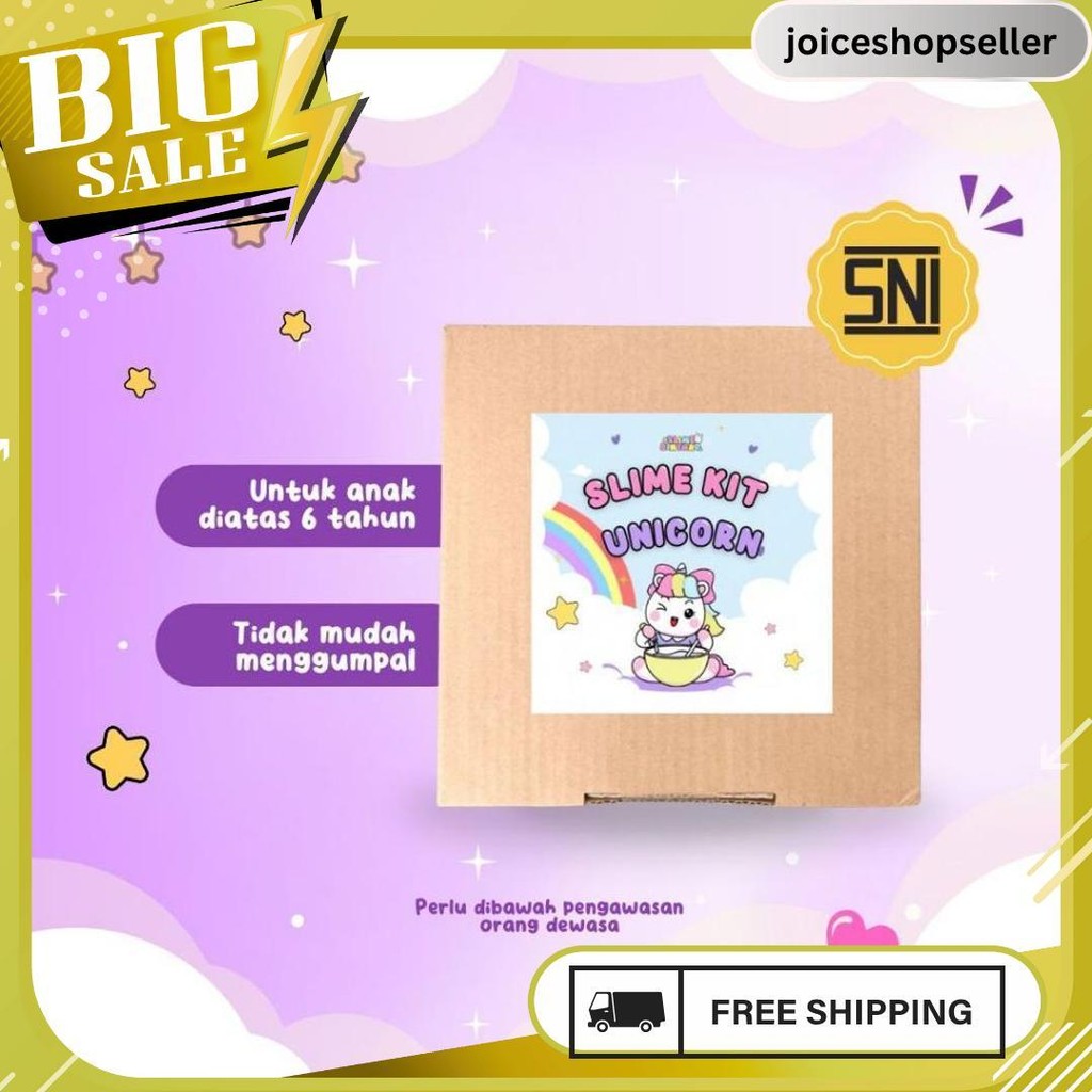 Slime Kit Unicorn By Slime Bintaro