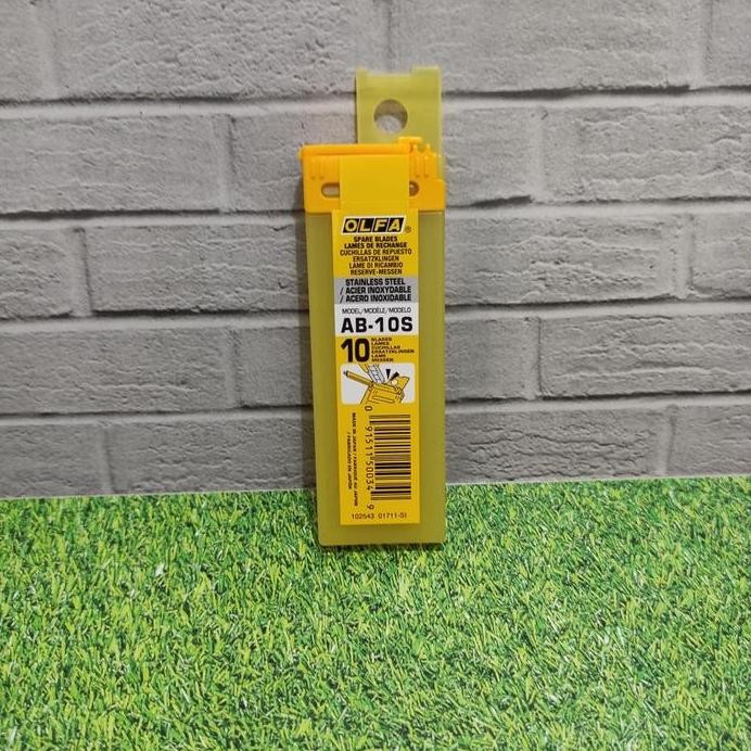 

ready !!! Refill Cutter Pisau Stainless blade OLFA AB-10S (10pcs pack) JAPAN