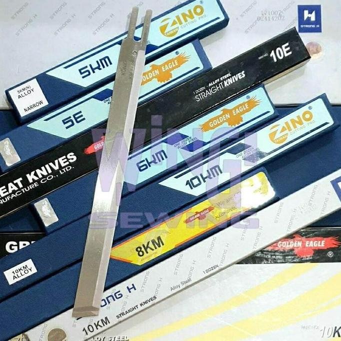 

ready !!! GRADE A Mata Pisau Mesin Potong Kain Lurus KM Cutting Machine Knives