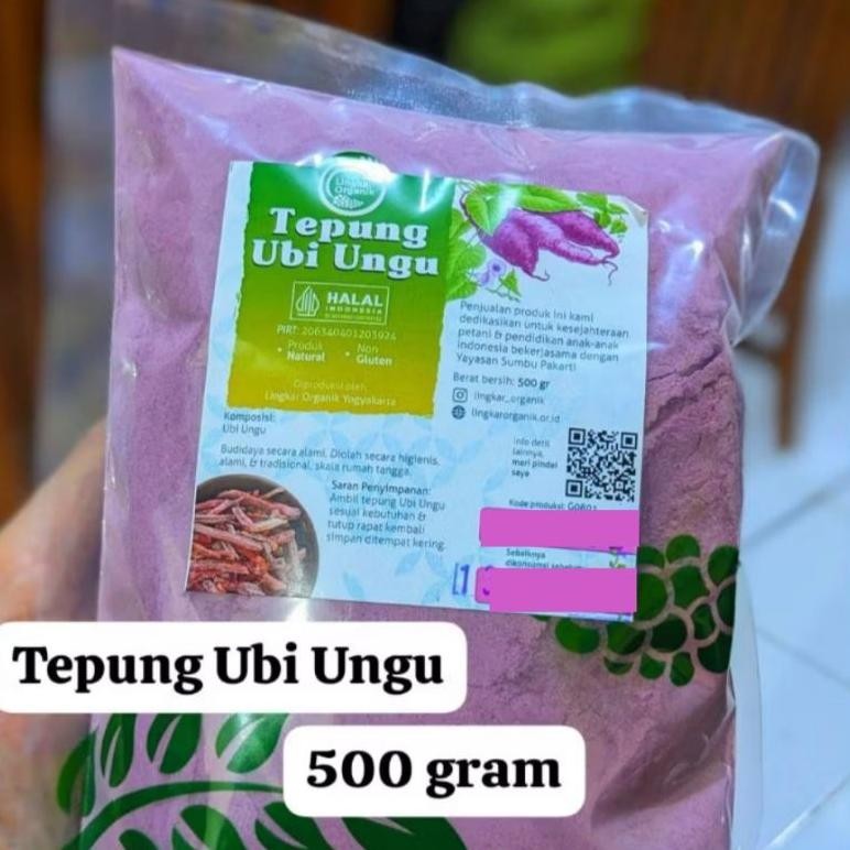 

Promo Tepung Ubi Ungu Lingkar Organik Kemasan 500 Gram - Gluten Free