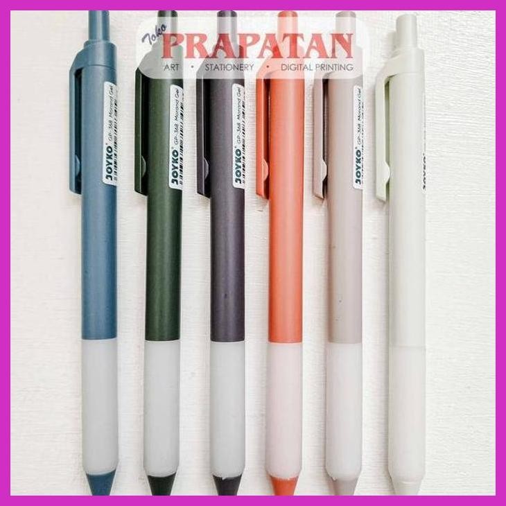 

( SEKOLAH / LUKIS ) COD JOYKO GP-368 SOFT GRIP GEL PEN 0.5MM | PENA JEL | PULPEN (SENI / MENGGAMBAR / ART / KERAJINAN ) GOOD QUALITY