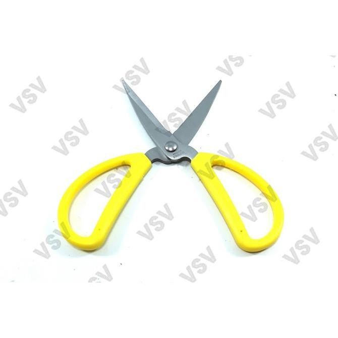 

ready !!! Hasston Gunting Stainless Steel 8" 1350-014 Gunting Kodok Kain Kertas HASSTON