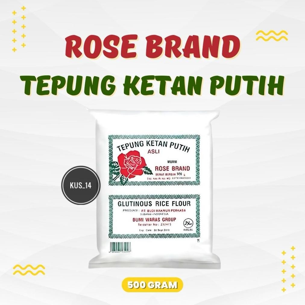 

Promo Tepung Ketan Rose Brand 500Gram - Tepung Ketan Putih