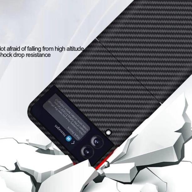 CASE SAMSUNG GALAXY Z FLIP3 5G FLIP 3 KEVLAR CARBON ORIGINAL