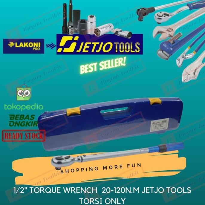 Kunci Torsi / Momen / Torque Wrench 1/2" 20-120N.m Lakoni Pro 800422
