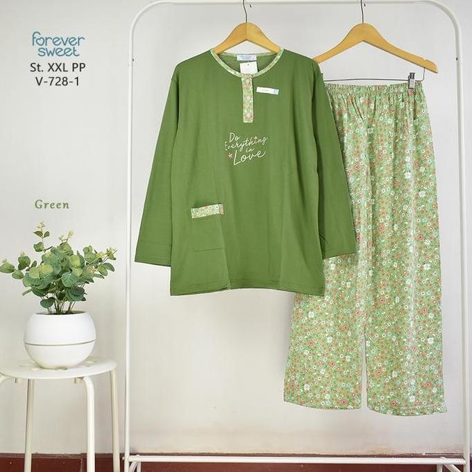 Forever Sweet Baju Tidur Xxl Pp Babydoll Piyama Wanita Jumbo Busui