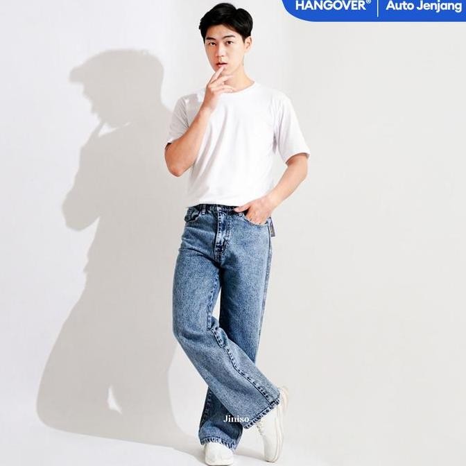 Jiniso Hangover - 811 Highwaist Loose Jeans Pria