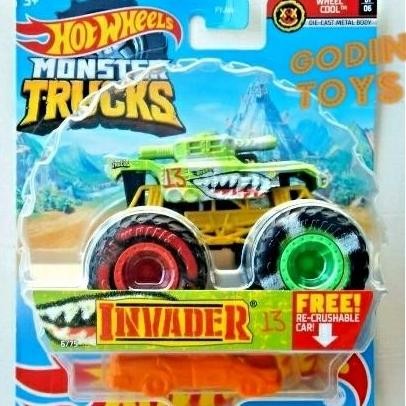 Monster Trucks Invader 2020 Hot Wheels truck Hotwheels
