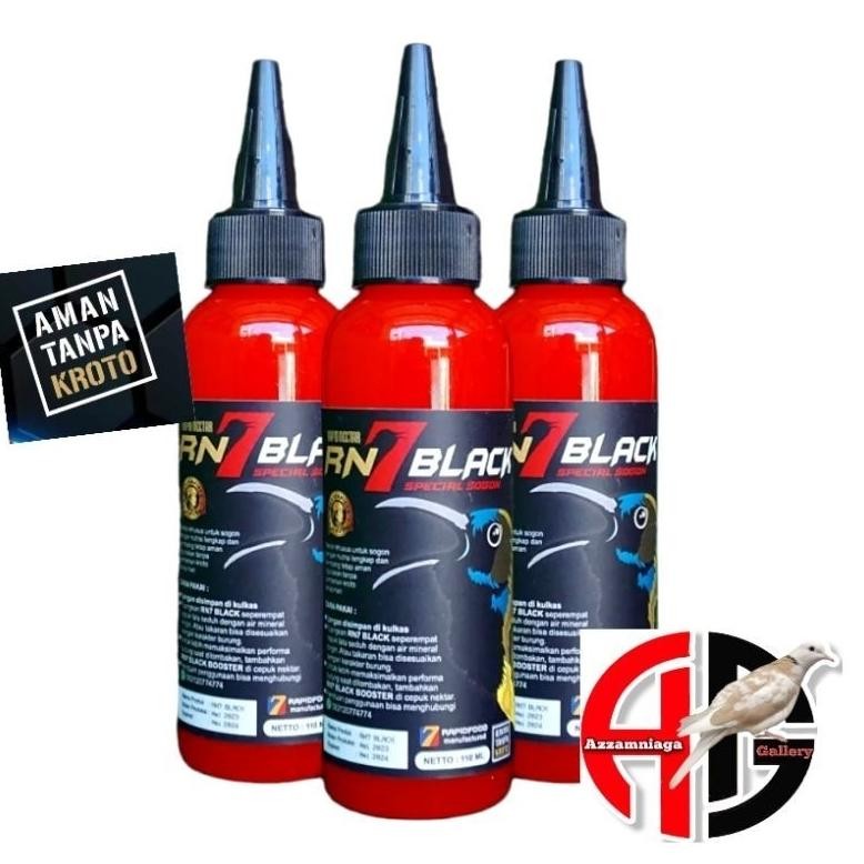 RN7 BLACK | RN 7 BACK NEKTAR HARIAN BURUNG SOGON NEKTAR TANPA KULKAS RN 7 AST