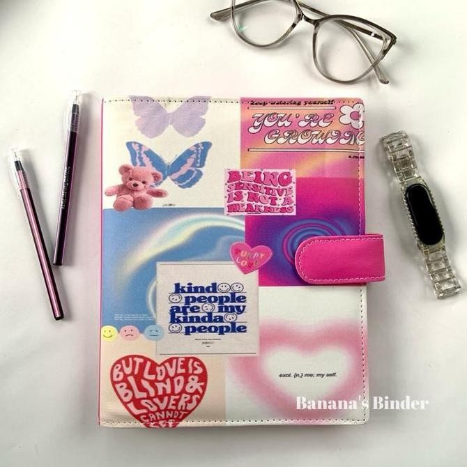 

Bananas Bindery Binder Gambar Printing [B5 26Ring] FREE Pen - Kertas - Stationery PM