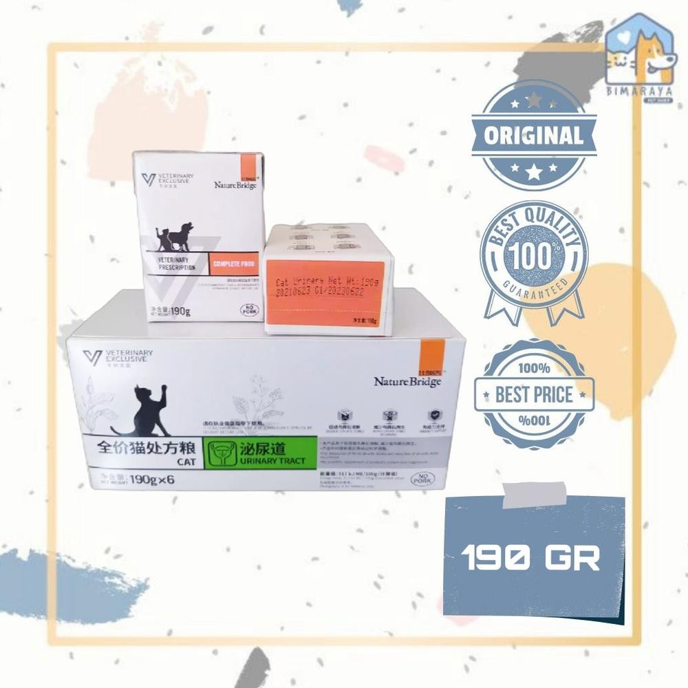 NATURE BRIDGE URINARY TRACT WET FOOD 190GR VETERINARY PRESCRIPTION AST