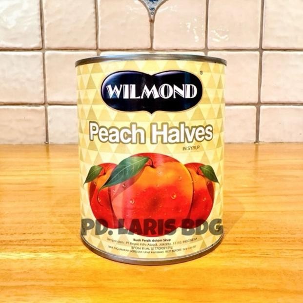 

TY69 Be09 Wilmond Peach Halves 825gr (Buah Persik Dalam Sirup / Buah Peach Kaleng / Wilmond Peach Rrt / Canned Peach Halves) Premium Termurah