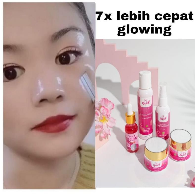 CREAM BPOM PEMUTIH WAJAH AMPUH NRGLOW/NR RJNSKINGLOW CREAM GLOWING WHITENING TERLARIS