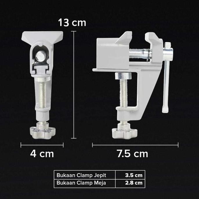 TGR Ragum Mini Catok Alat Jepit Vise Clamp Capit Meja Penjepit Kayu Besi Tanggem Ori Kecil Portable 